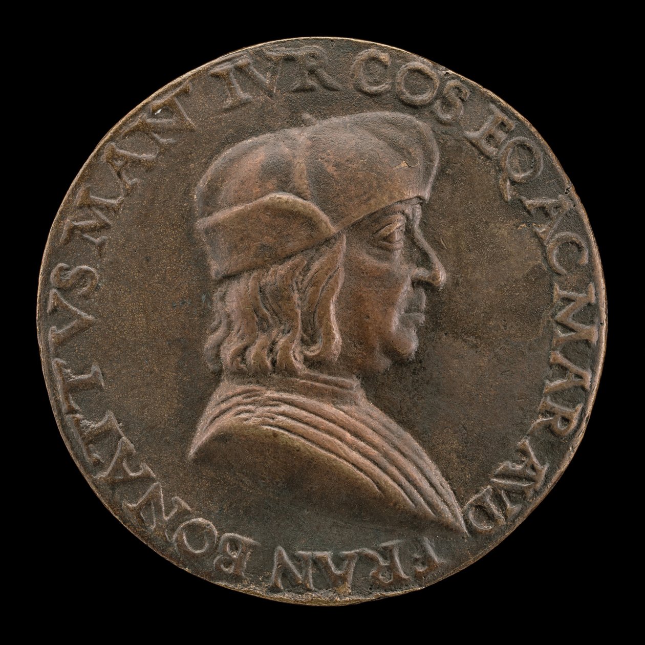 Francesco Bonatti, abogado mantuano [anverso], c. 1510 de Mea