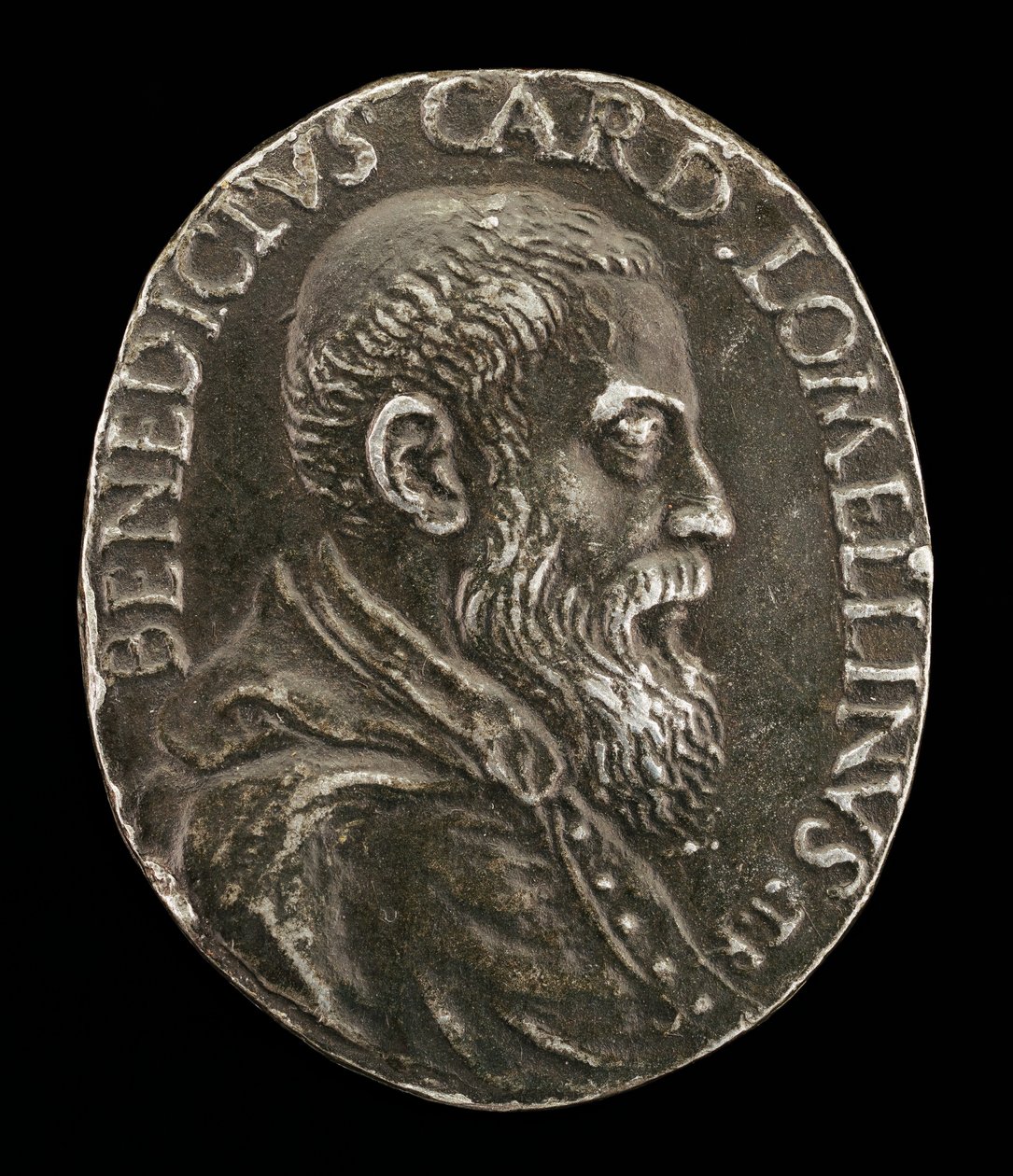 Benedetto Lomellini de Génova, 1517-1579, Cardenal 1565 [anverso] de Medallist T.R.