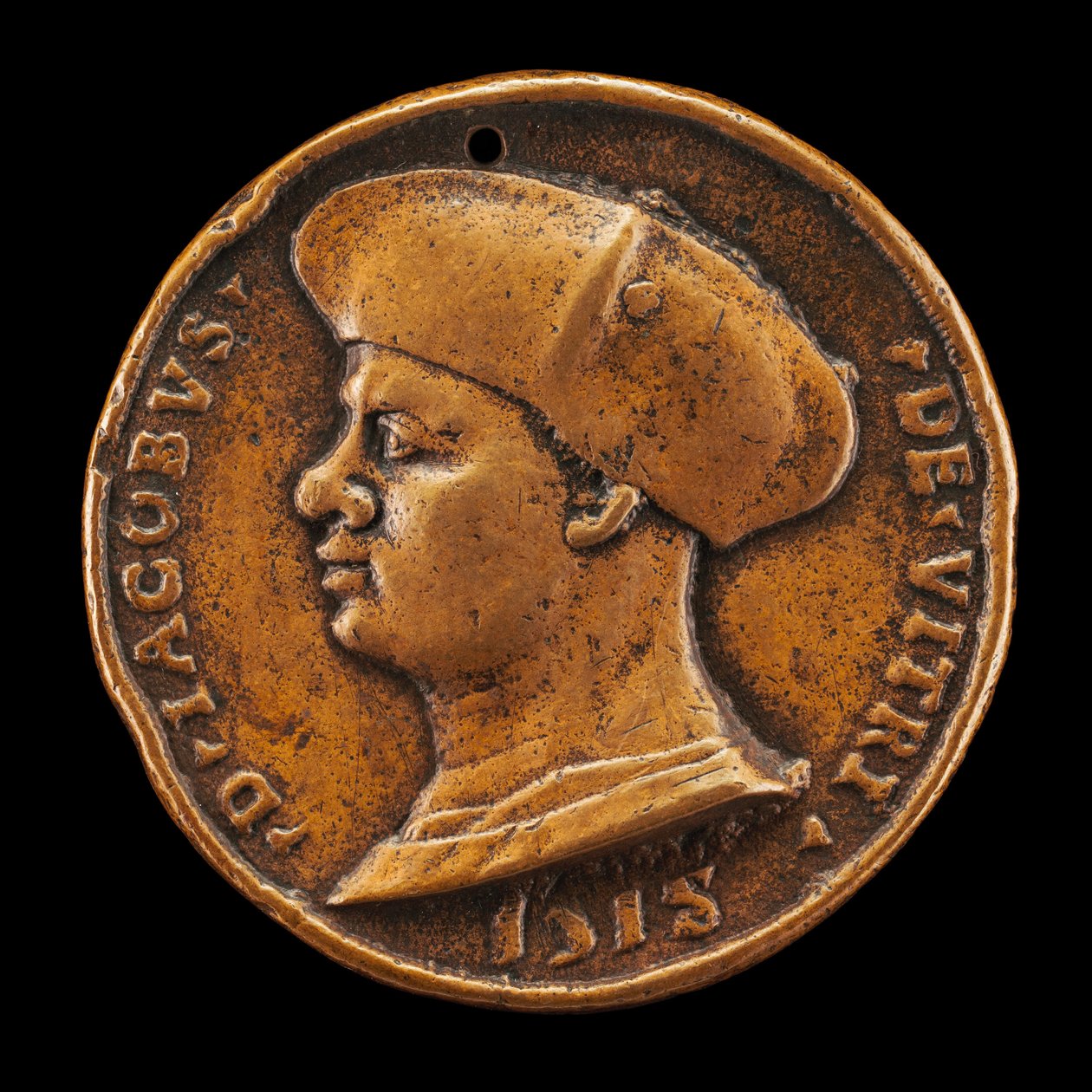 Jacques de Vitry-La Lière, fallecido en 1515, canónigo, decano y canciller [anverso], 1518 de Medallist of 1518