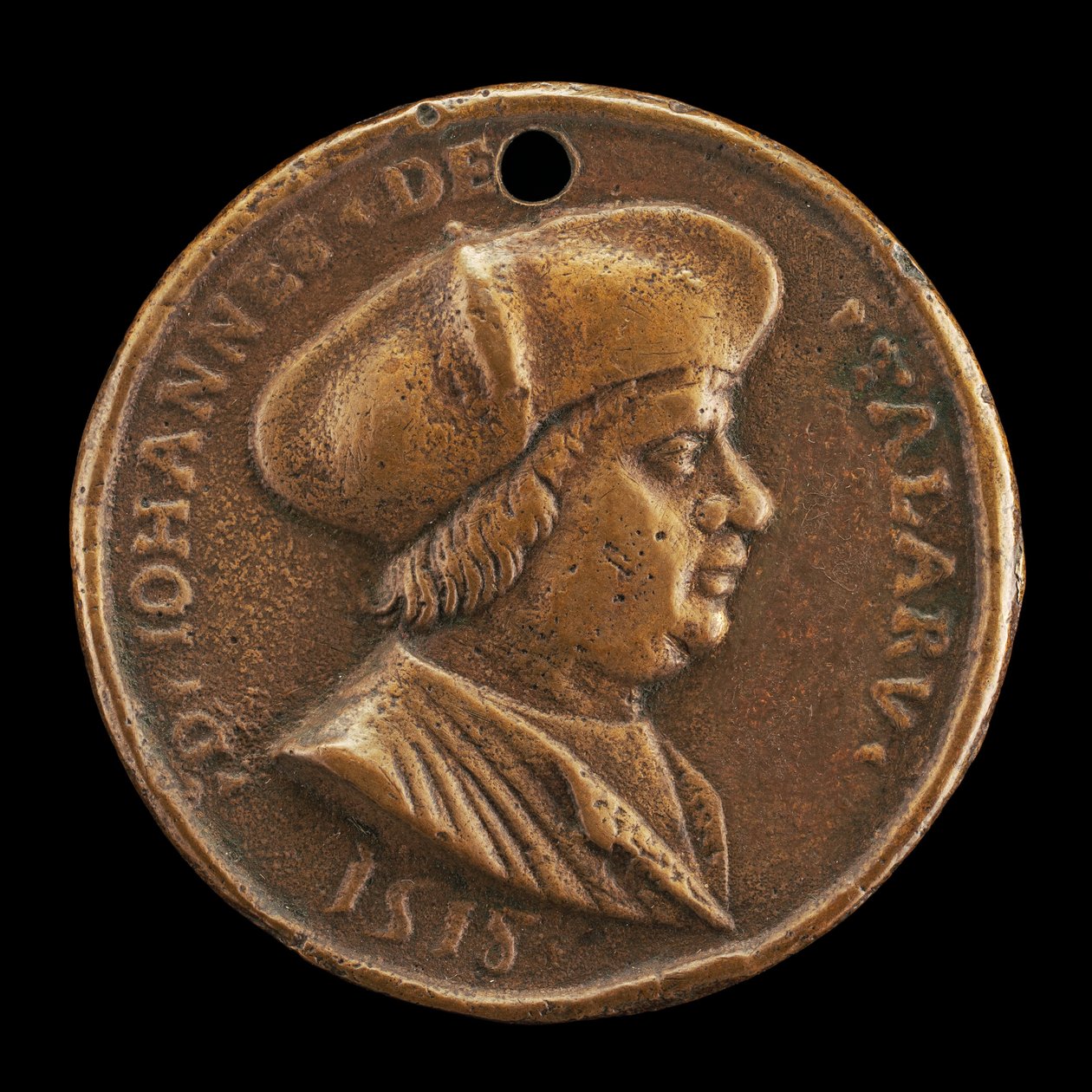 Jean de Talaru, fallecido en 1550, Canónigo de Fourvière 1517, 1518 de Medallist of 1518