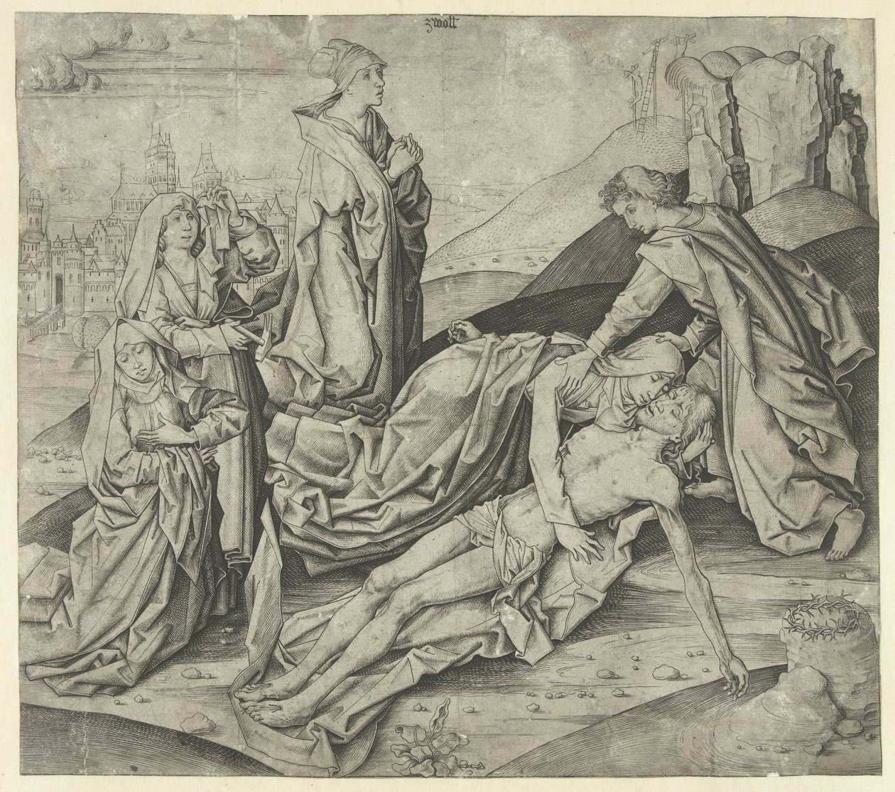 La lamentación de Cristo La lamentación de Cristo de Meester IAM van Zwoll