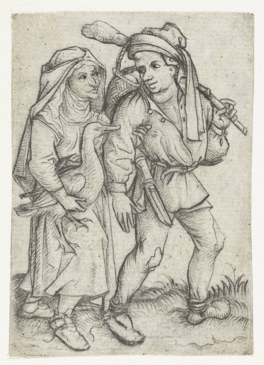 pareja campesina de Meester van het Amsterdamse Kabinet