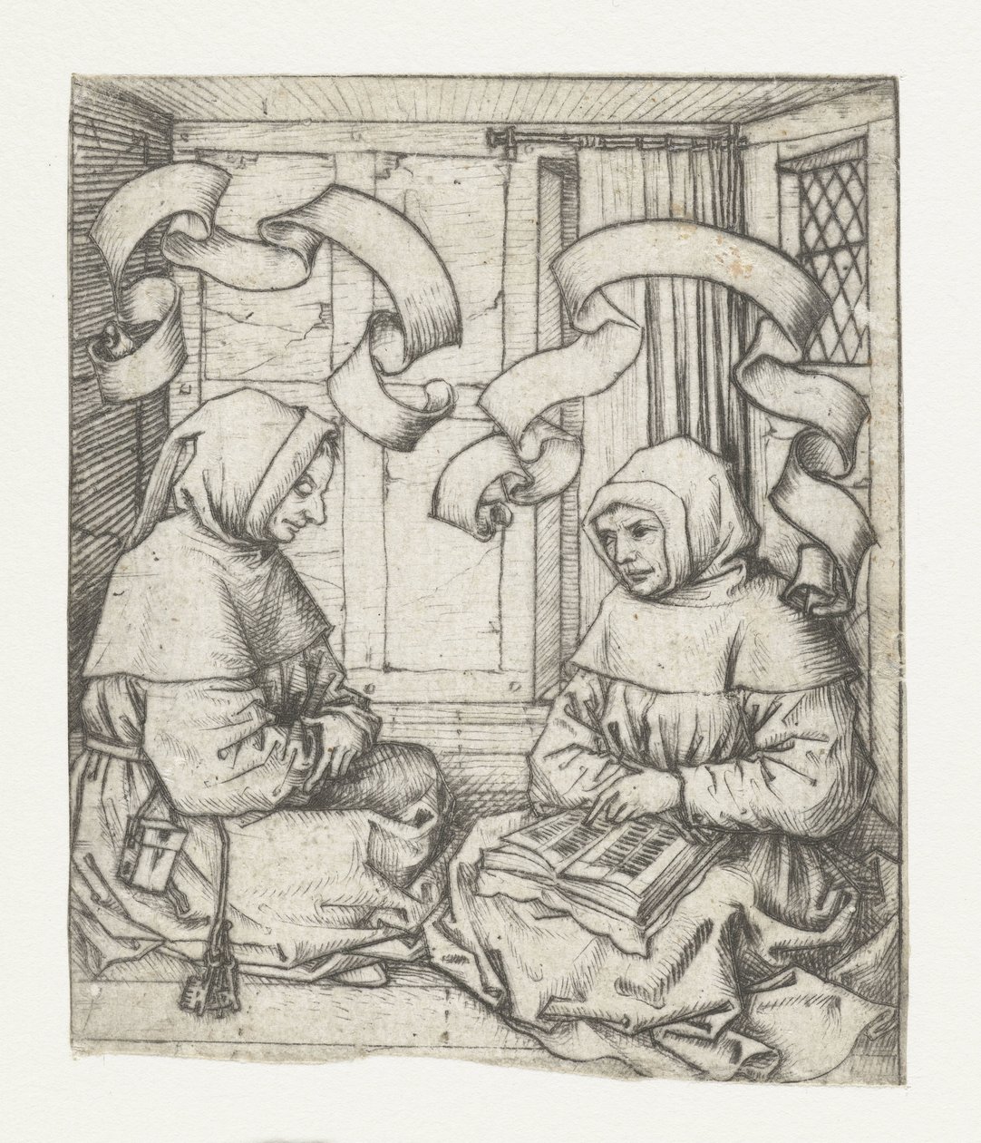 dos monjes de Meester van het Amsterdamse Kabinet