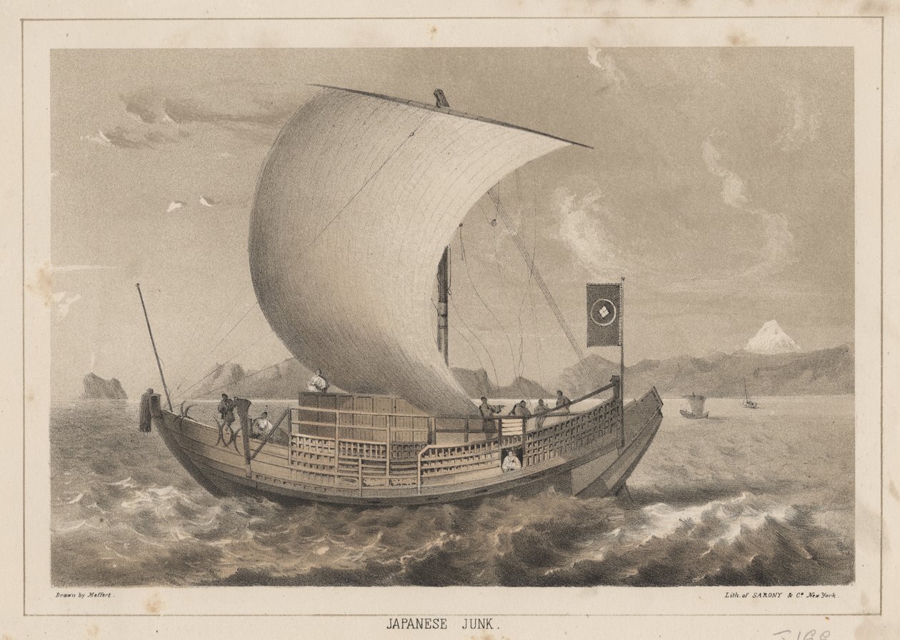 Junk japonés, 1855 de Meffert