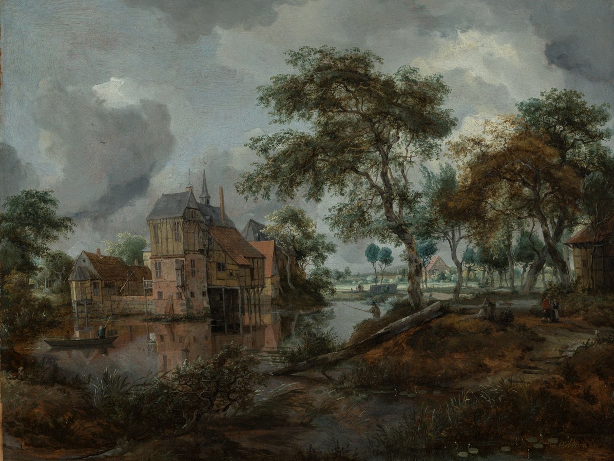 El castillo de Ootmarsum de Meindert Hobbema