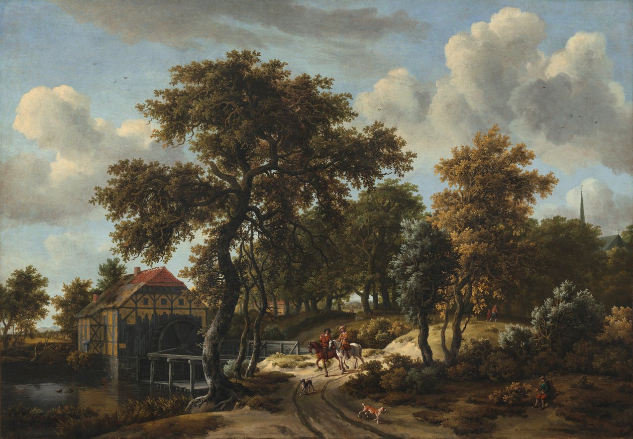 Los viajeros de Meindert Hobbema