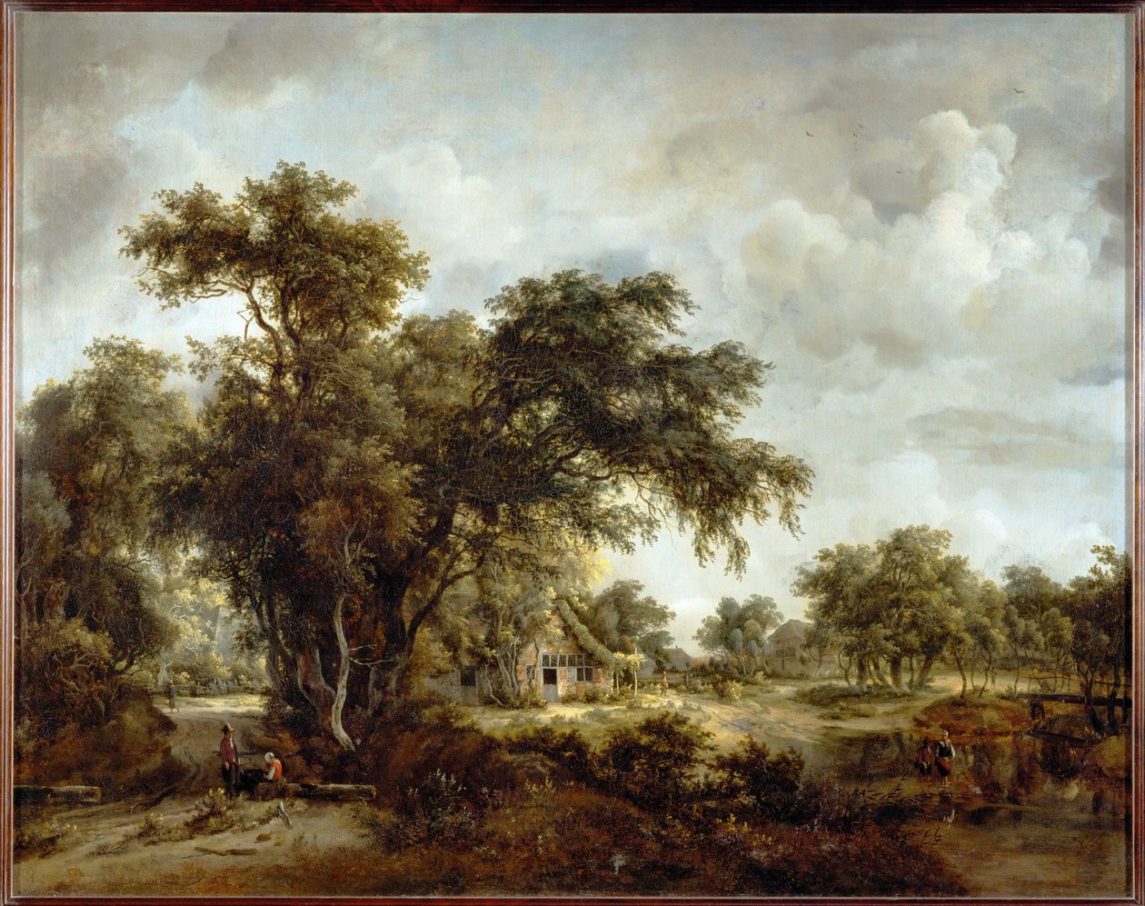 La granja ... de Meindert Hobbema