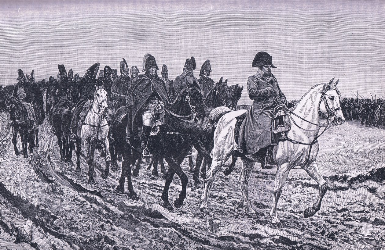 La retirada de Moscú AD 1812 de Meissonier