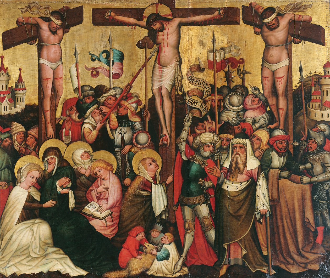Crucifixión de Cristo de Meister von Laufen
