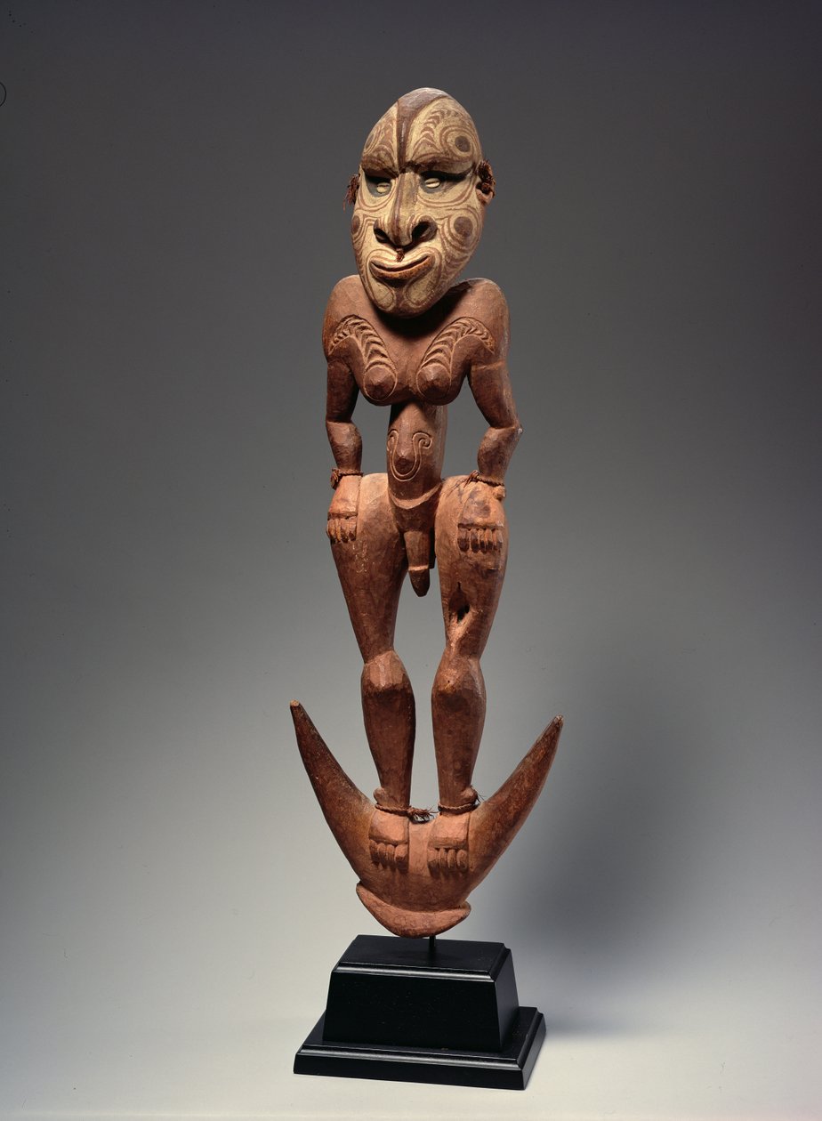Figura de pie de Melanesian