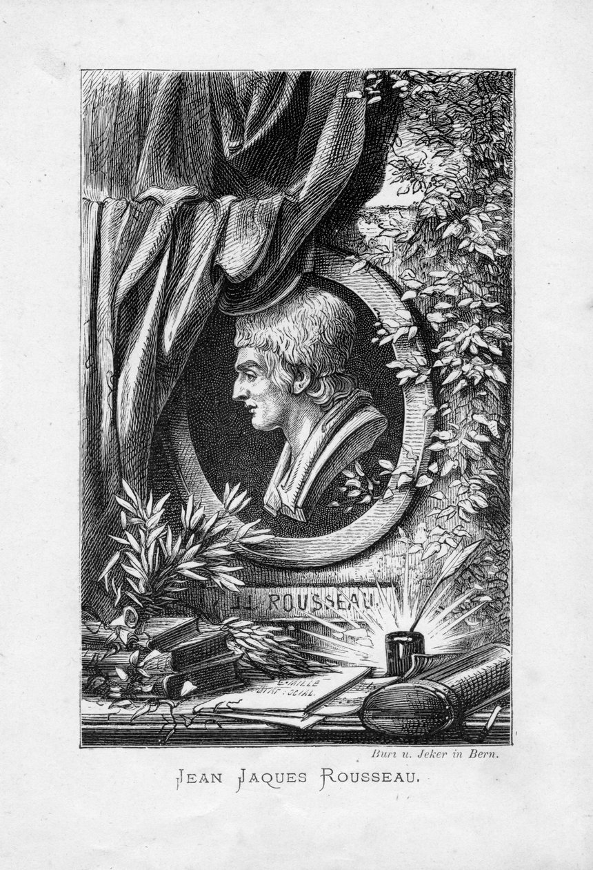 Retrato grabado de Melchior Karl Jeker