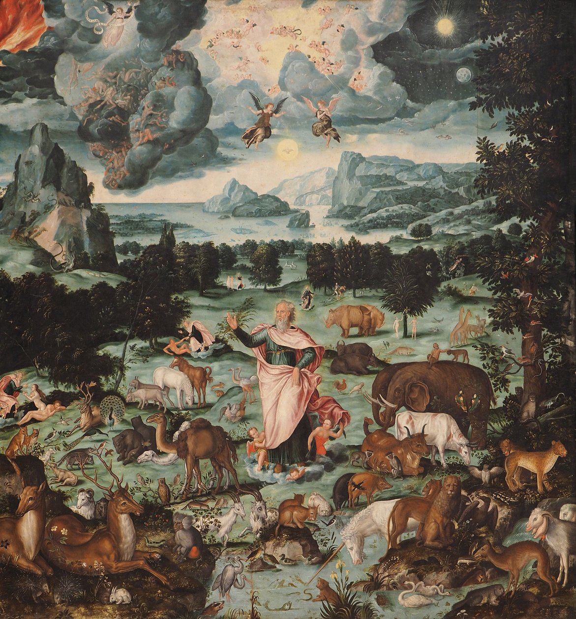 La creación del mundo, 1575 de Melchior Bocksberger