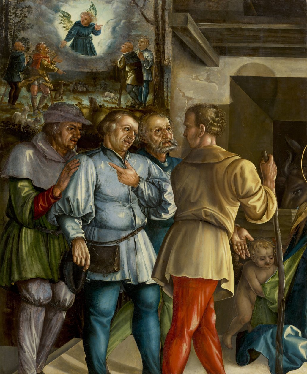 Anunciación y adoración de los pastores de Melchior Feselen