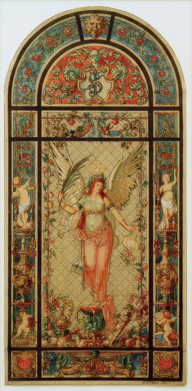 Diseño para una ventana de Melchior Lechter