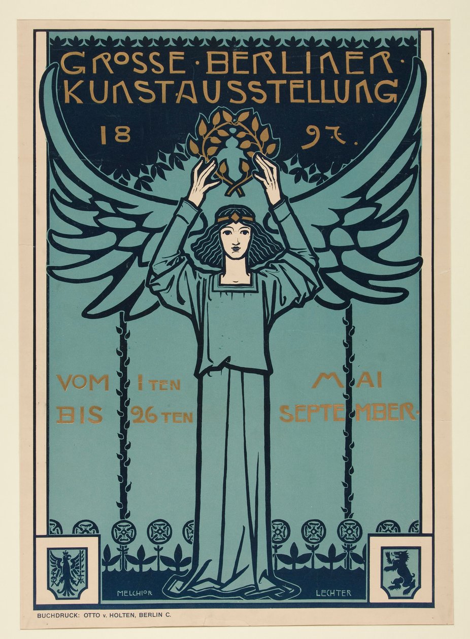 Gran exposición de arte de Berlín de Melchior Lechter