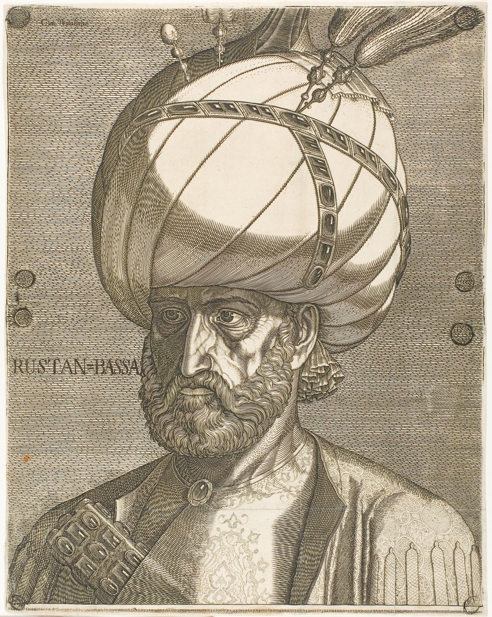 Retrato de Ismail, embajador del sha persa Tahmasp I de Melchior Lorck