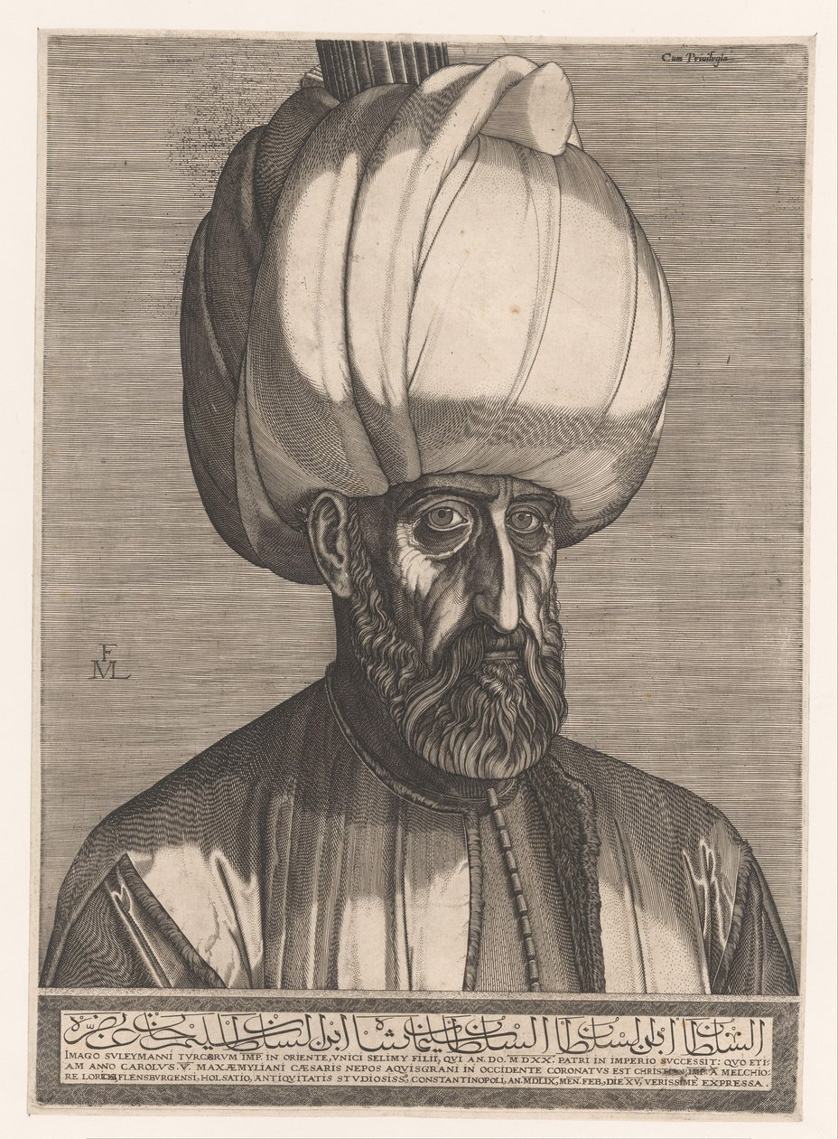 Porter van sultan Solimán I de Melchior Lorck