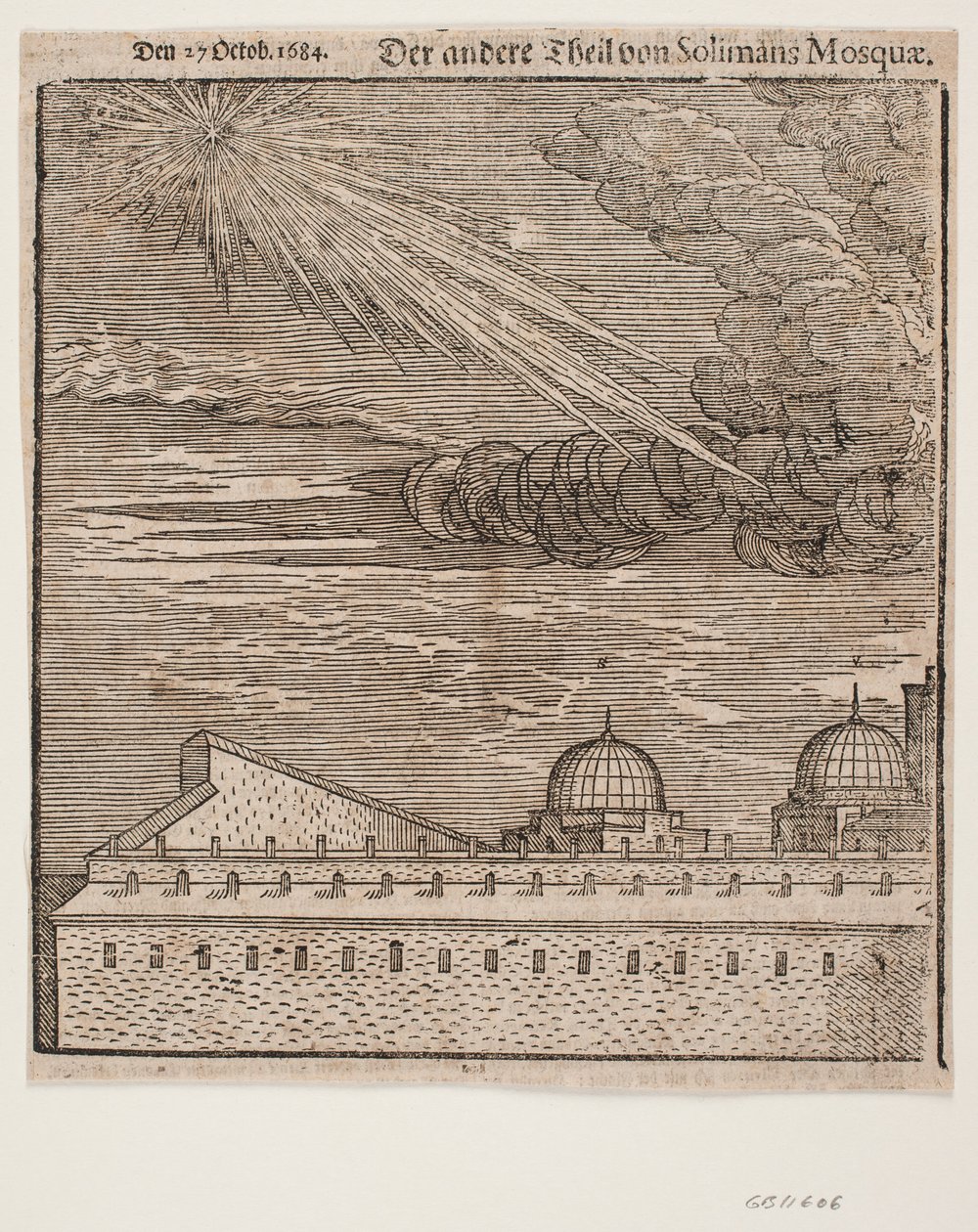 La mezquita de Süleymaniye, vista desde el noreste. Mitad izquierda de Melchior Lorck