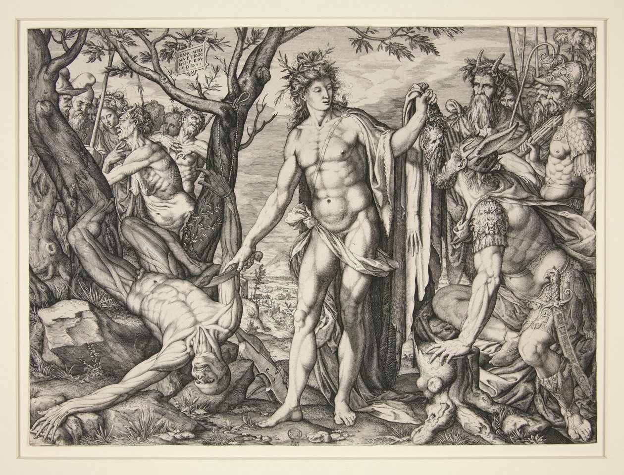 El desollamiento de Marsyas de Melchior Meier