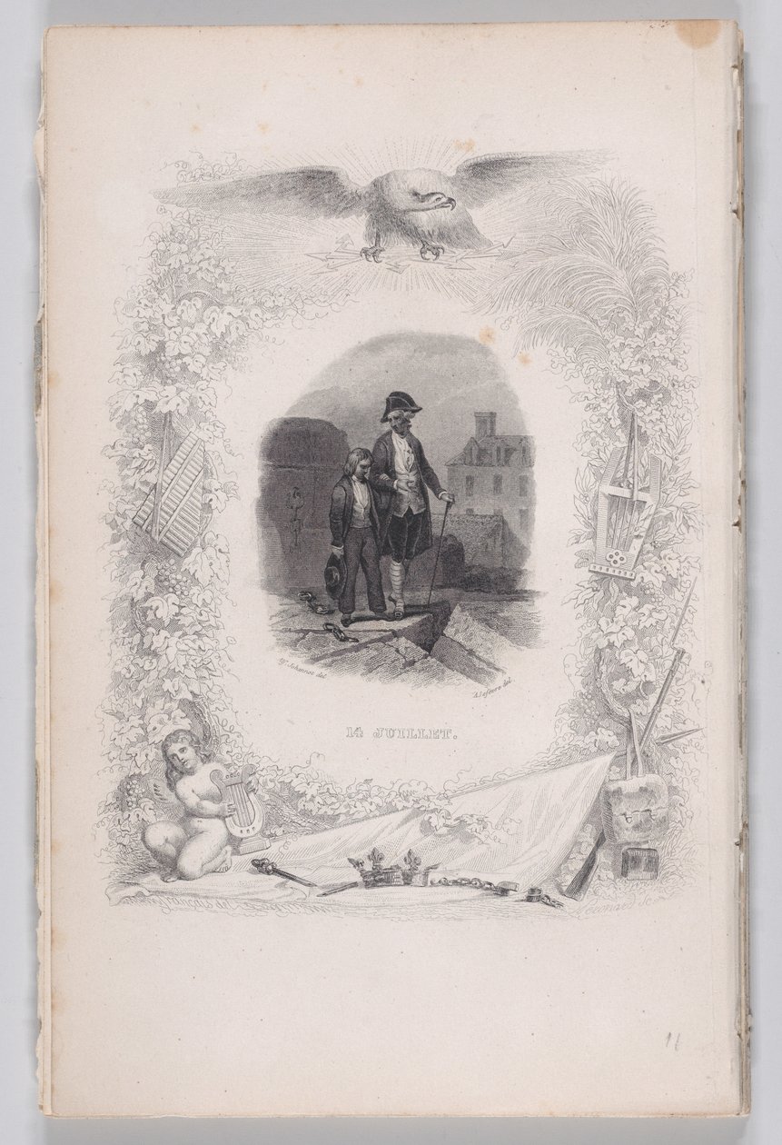 Catorce de julio de Las canciones de Béranger, 1829 de Melchior Peronard
