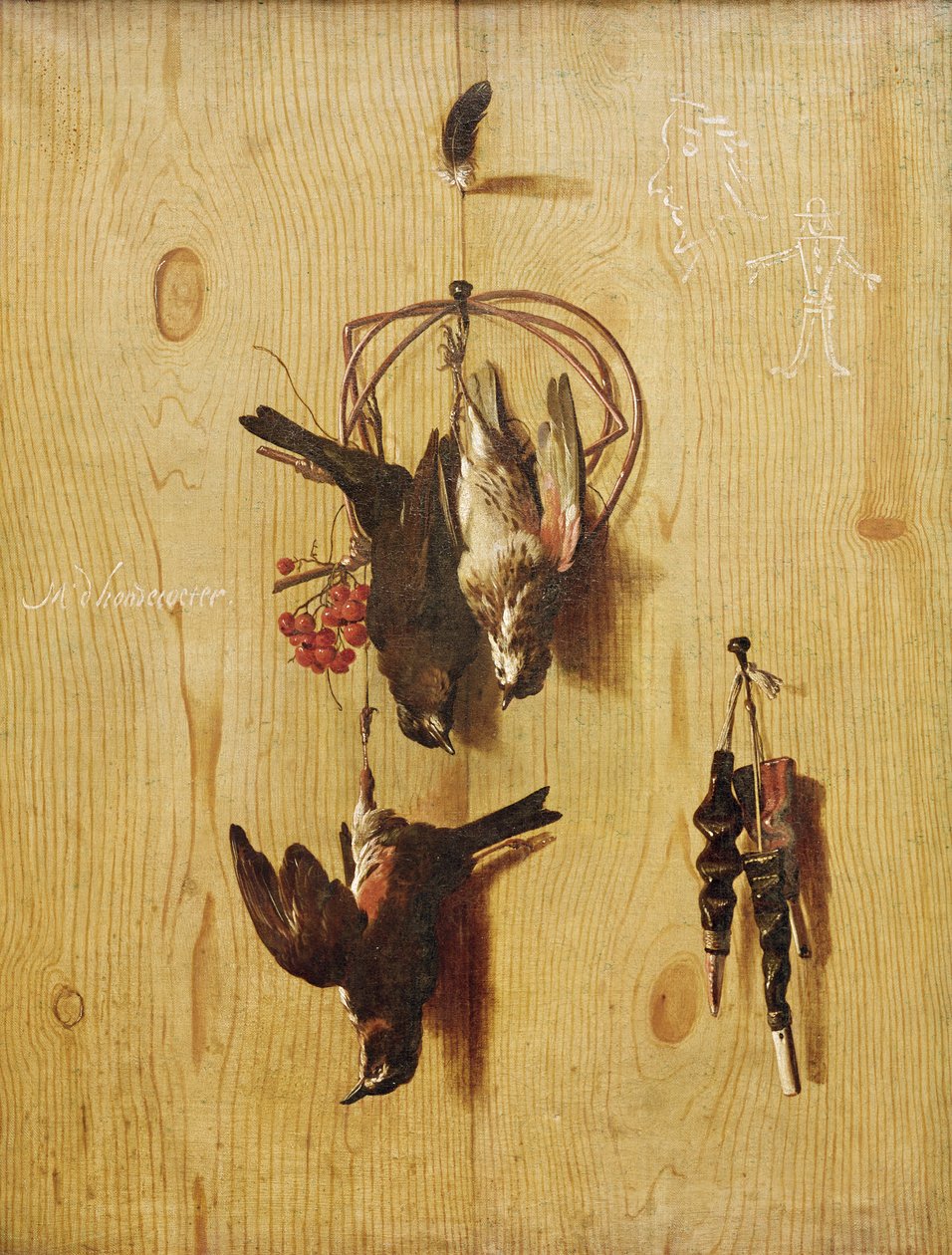 Pájaros muertos de Melchior de Hondecoeter