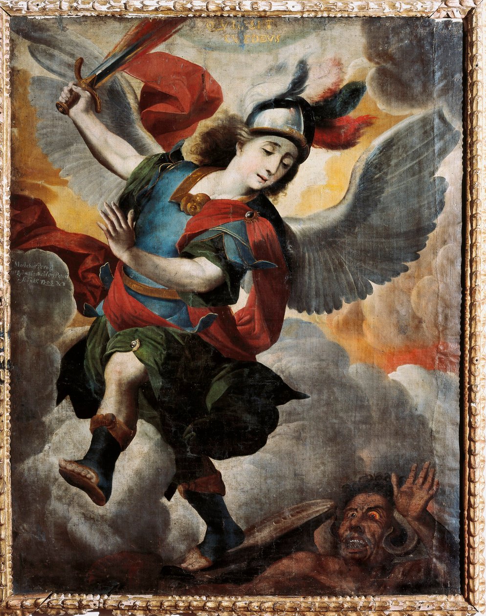 El Arcángel San Miguel de Melchor Pérez de Holguín