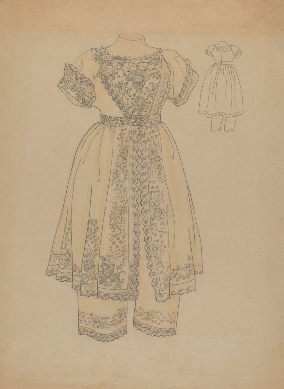 Vestido infantil, c. 1936 de Melita Hofmann
