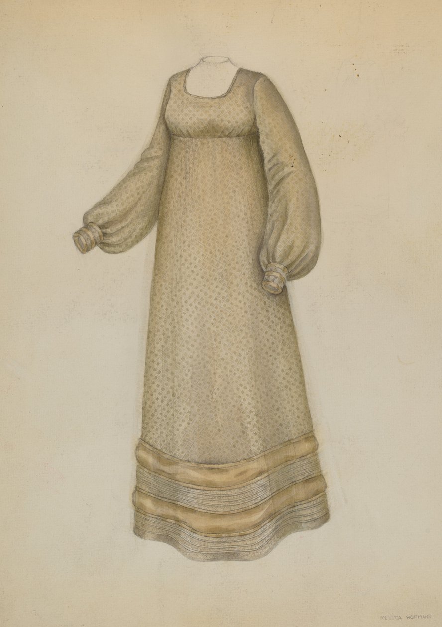 Vestido, c. 1936 de Melita Hofmann