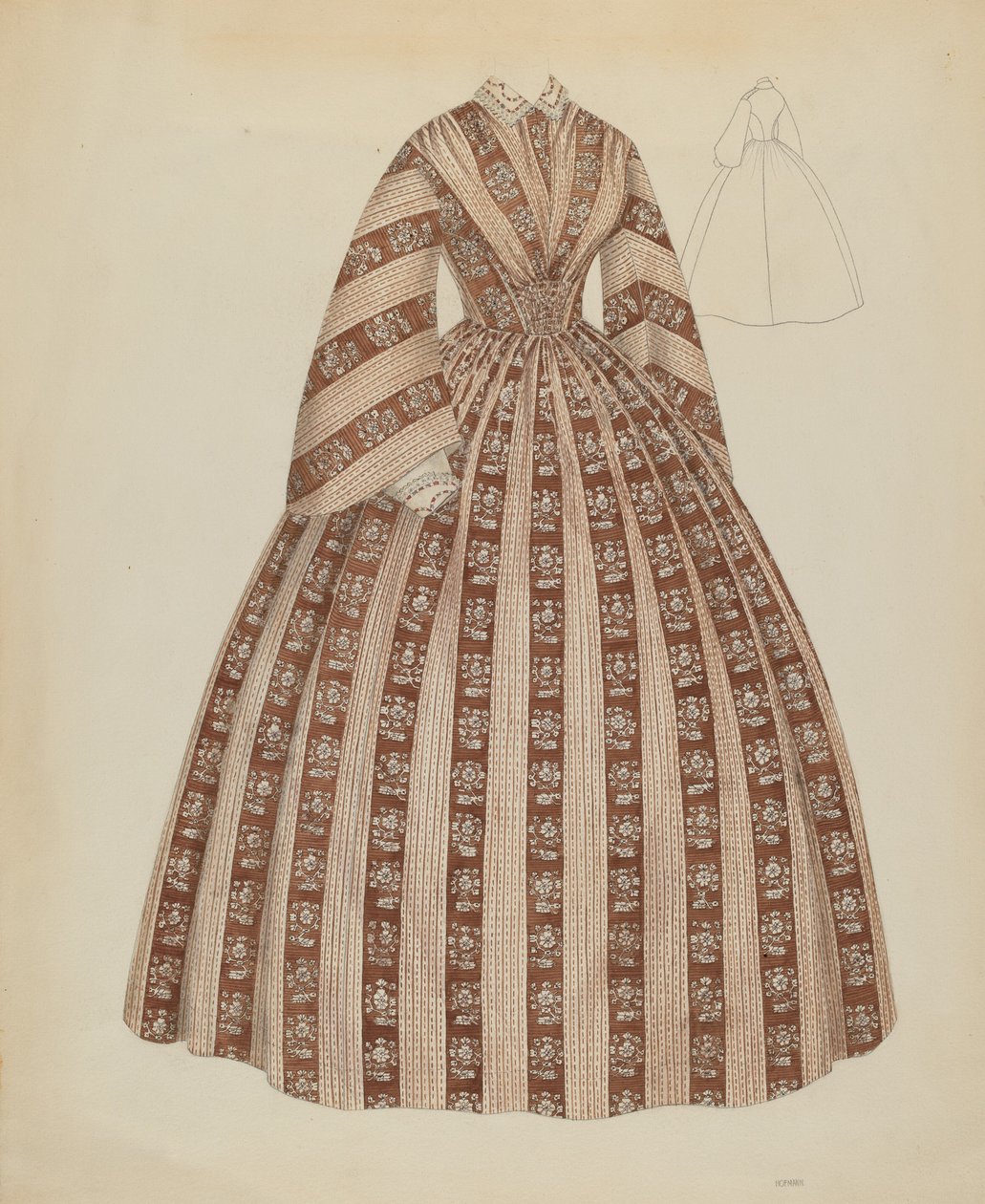 Vestido, c. 1937 de Melita Hofmann