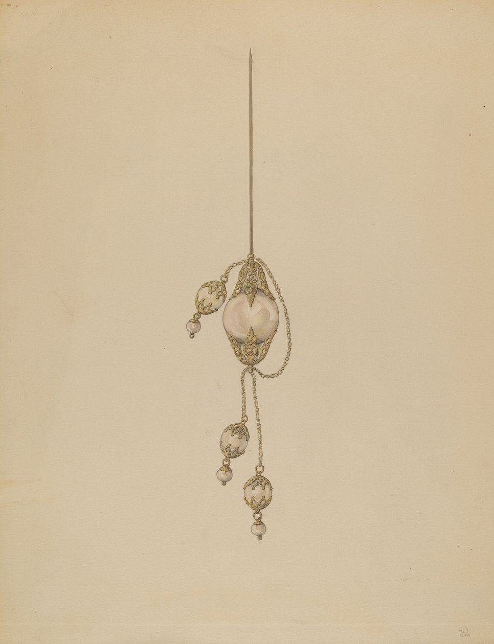 Ornamento para el cabello, c. 1937 de Melita Hofmann