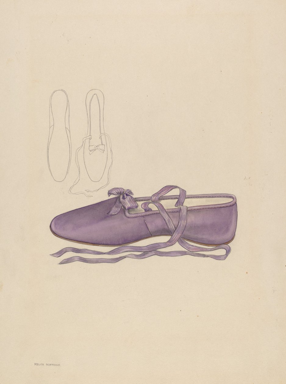 Zapatilla, c. 1936 de Melita Hofmann