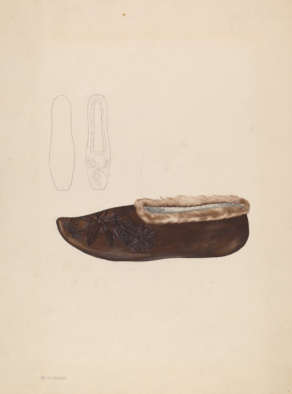 Zapatilla, c. 1936 de Melita Hofmann