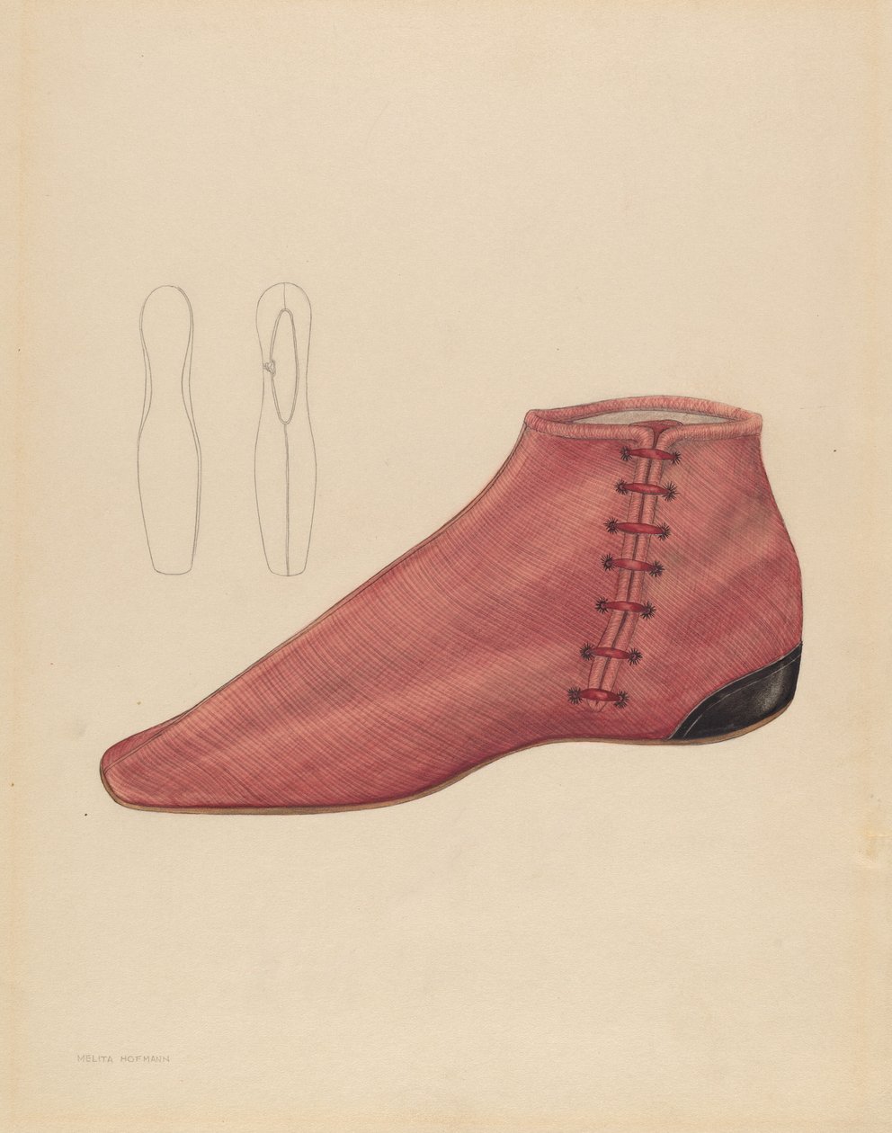 Zapato de Mujer, c. 1936 de Melita Hofmann