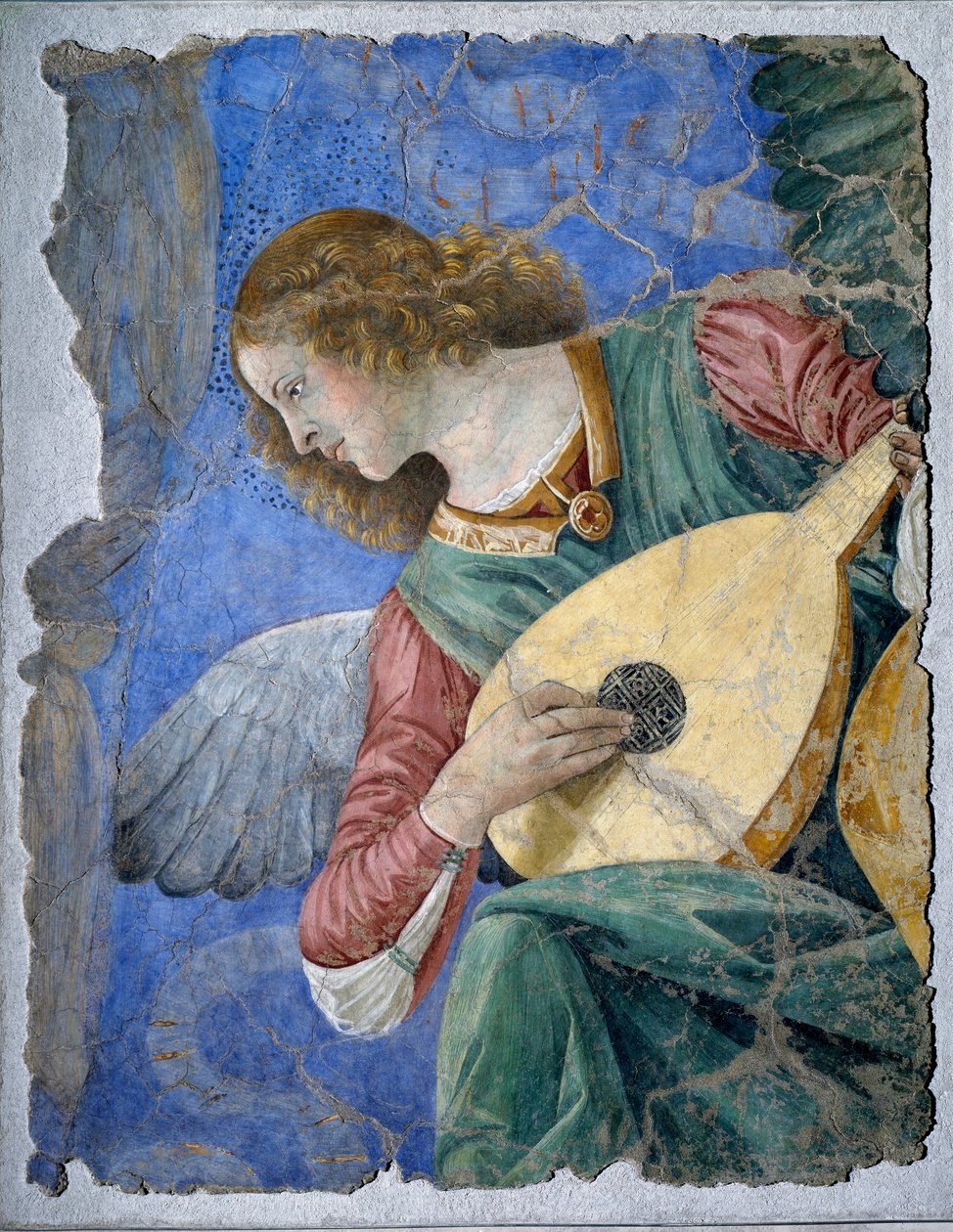 Musical Angel (Un ángel que toca el laúd) de Melozzo da Forli