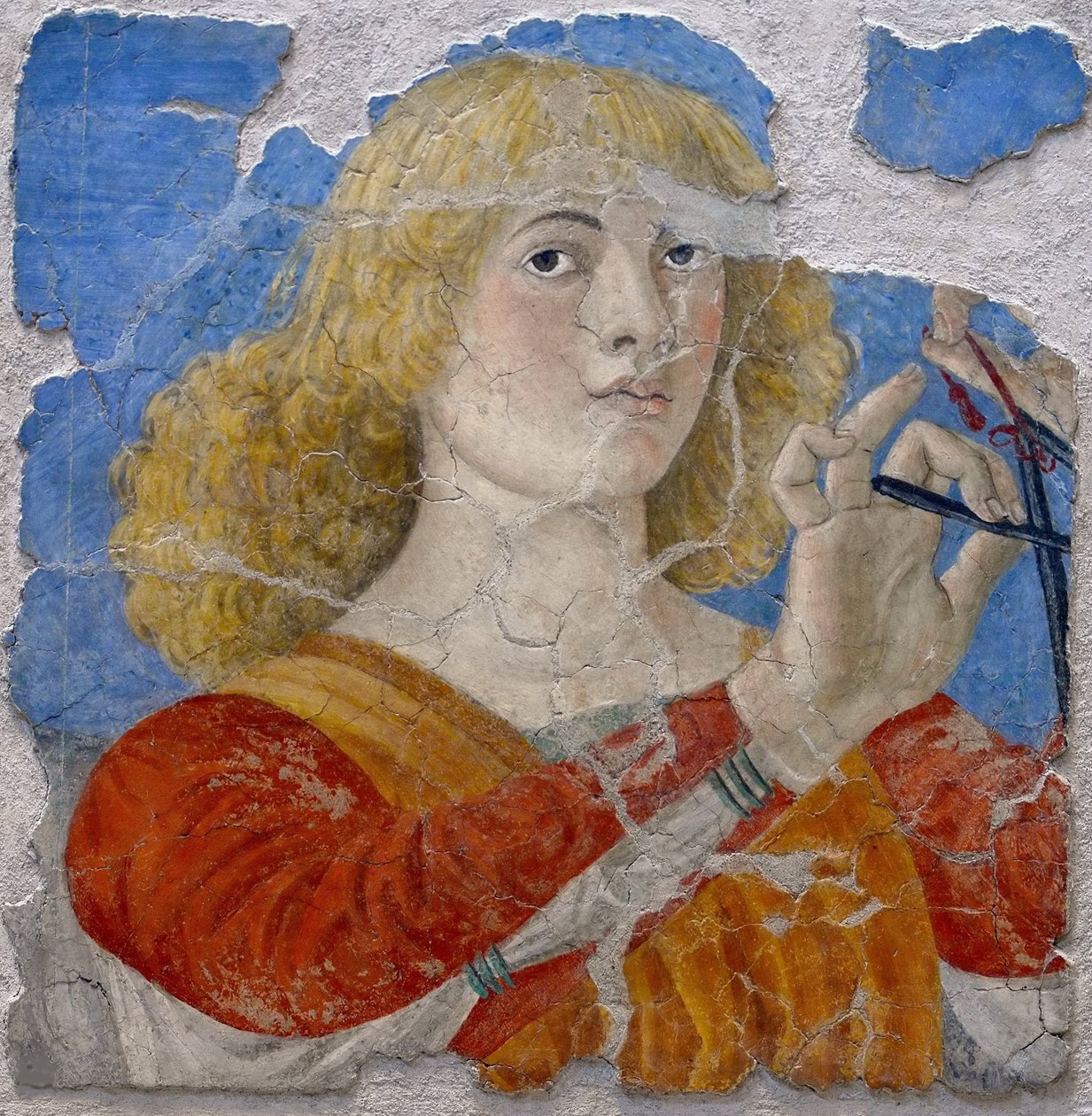 Ángel músico de Melozzo da Forli, c.1480 (fresco) de Melozzo da Forli