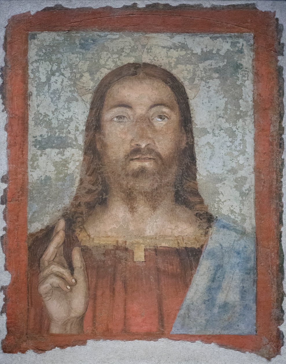 Salvator mundi, c.1476-80 (fresco aislado) de Melozzo da Forli