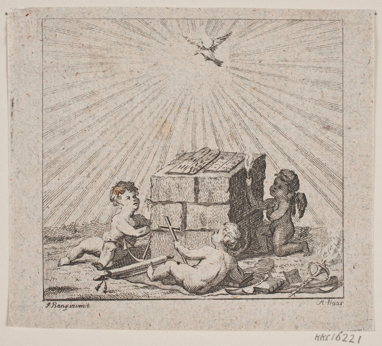 Danés:  Vignet til N. E. Balle "Theses Theologica" de Meno Haas