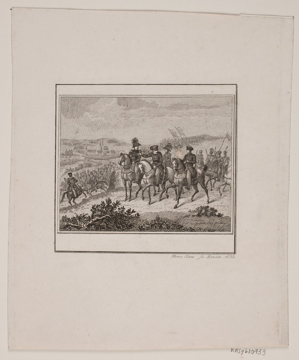 Escena de la historia de Federico II de Meno Haas