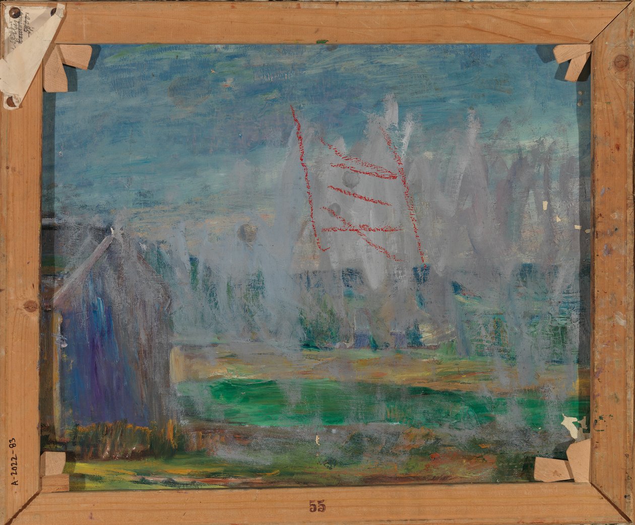Paisaje, croquis de Meri Genetz