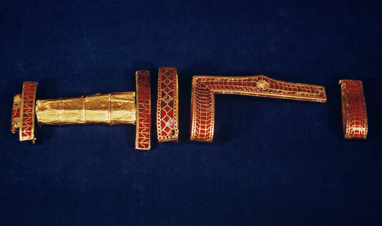 Ornamentos de espada del Tesoro de Childerico I, Rey de los Francos Salios de Merovingian
