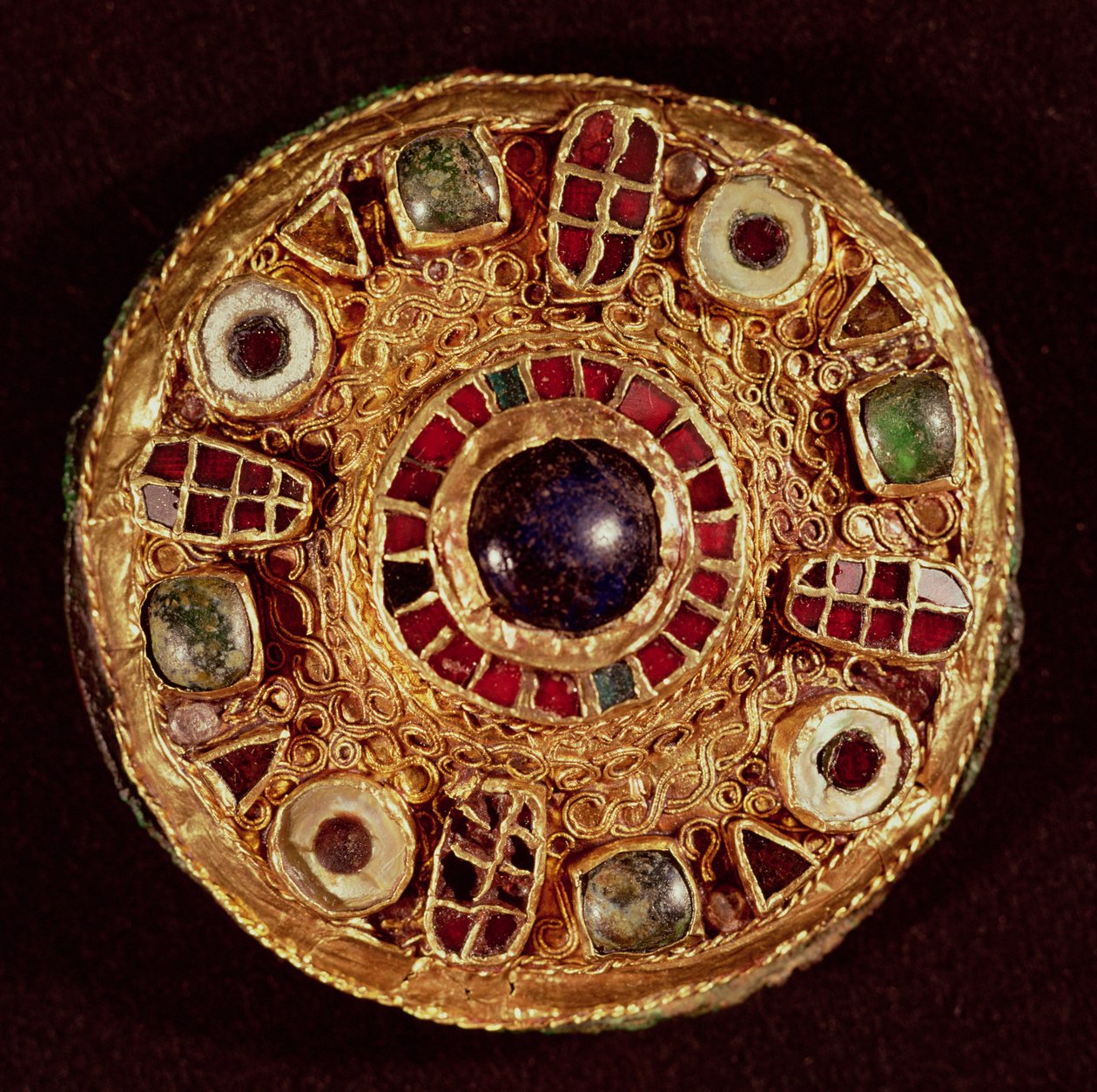 Broche redondo de Merovingian