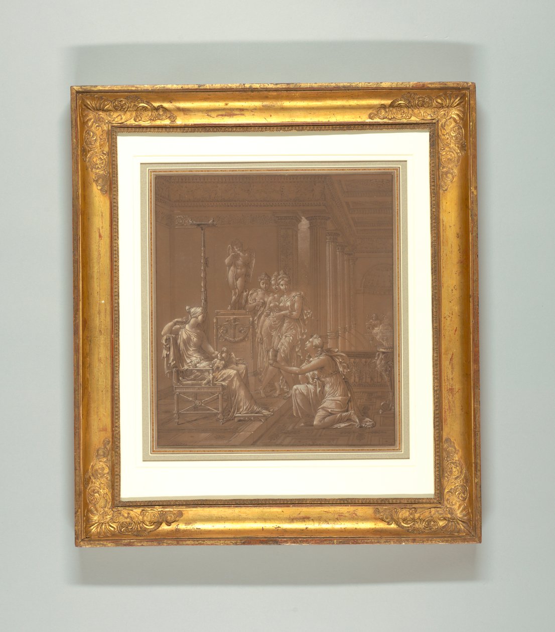 Dibujo, diseño de papel tapiz de Merry Joseph Blondel