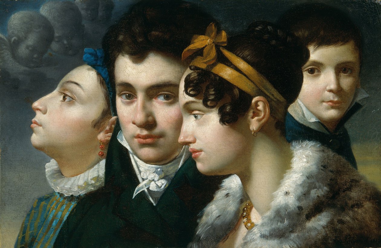 Retrato de familia de Merry Joseph Blondel