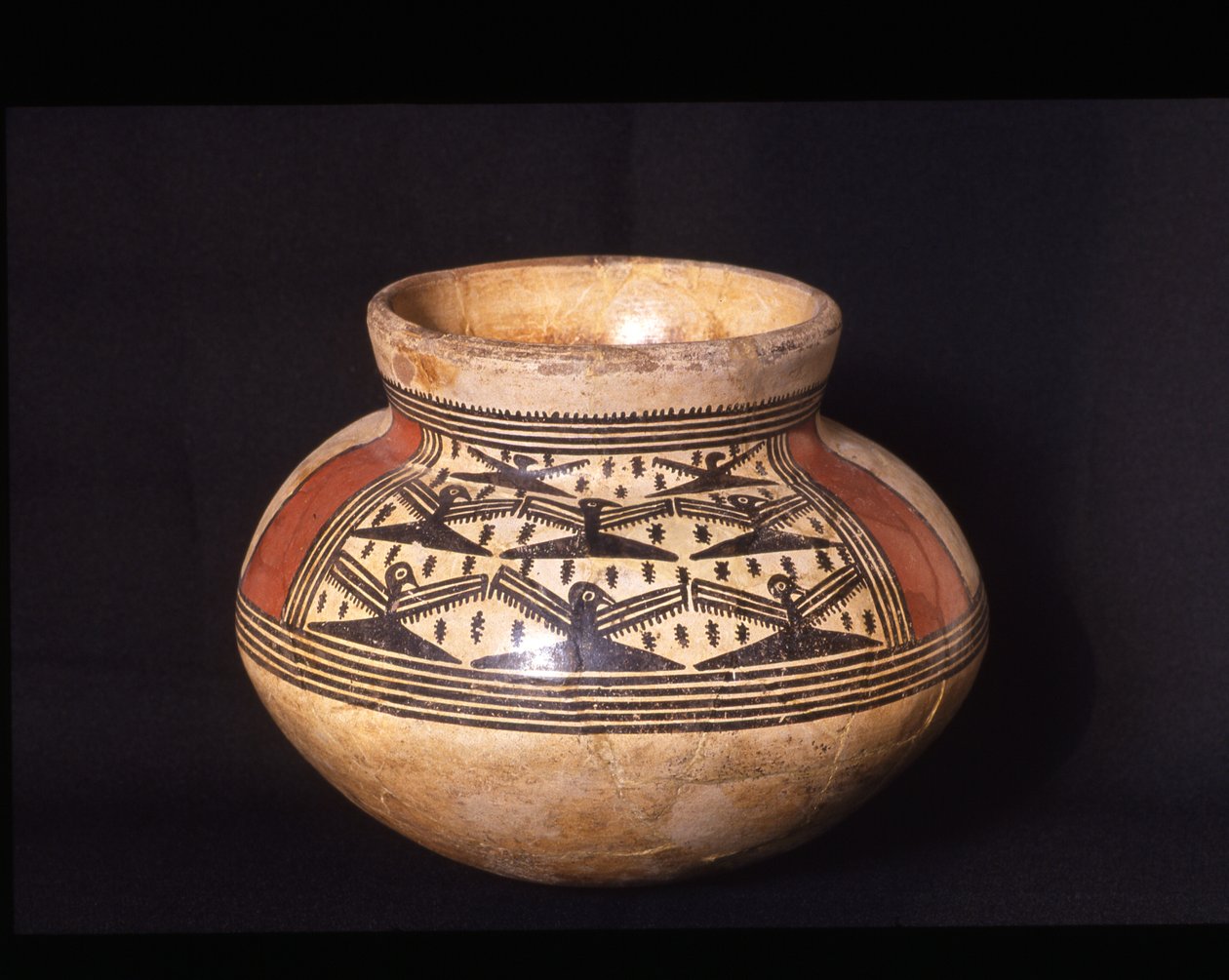 Jarrón funerario de cuello corto, fase Tonosi - El Indio, 300-500 d.C. (cerámica) de Mesoamerican