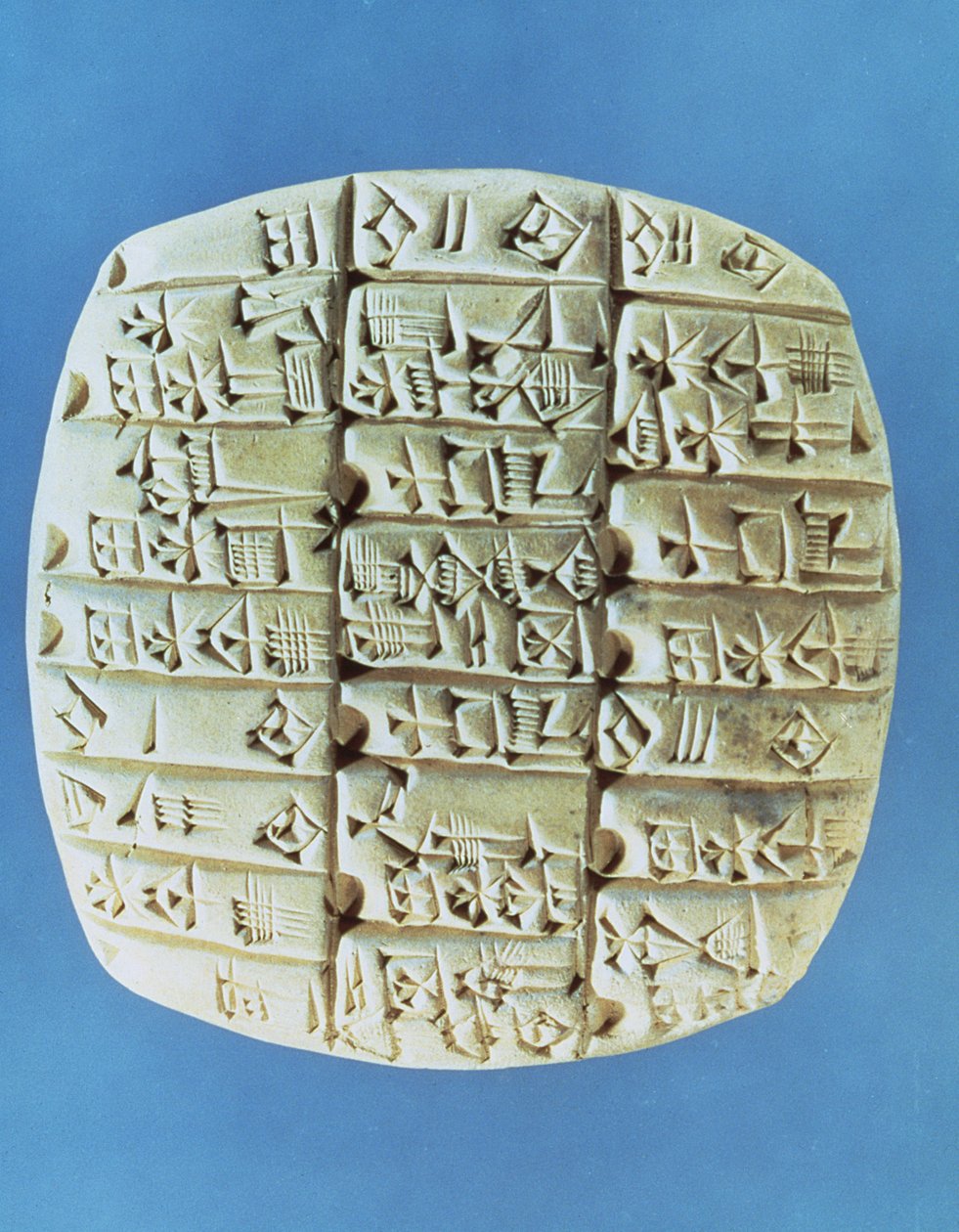 Mesa de cuentas con escritura cuneiforme, c.2400 a.C. de Mesopotamian