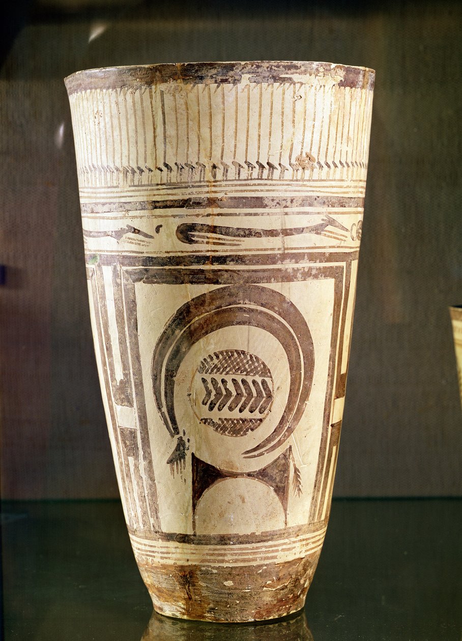 Jarrón, Estilo I, de Susa, Irán, 5000-4000 a.C. de Mesopotamian