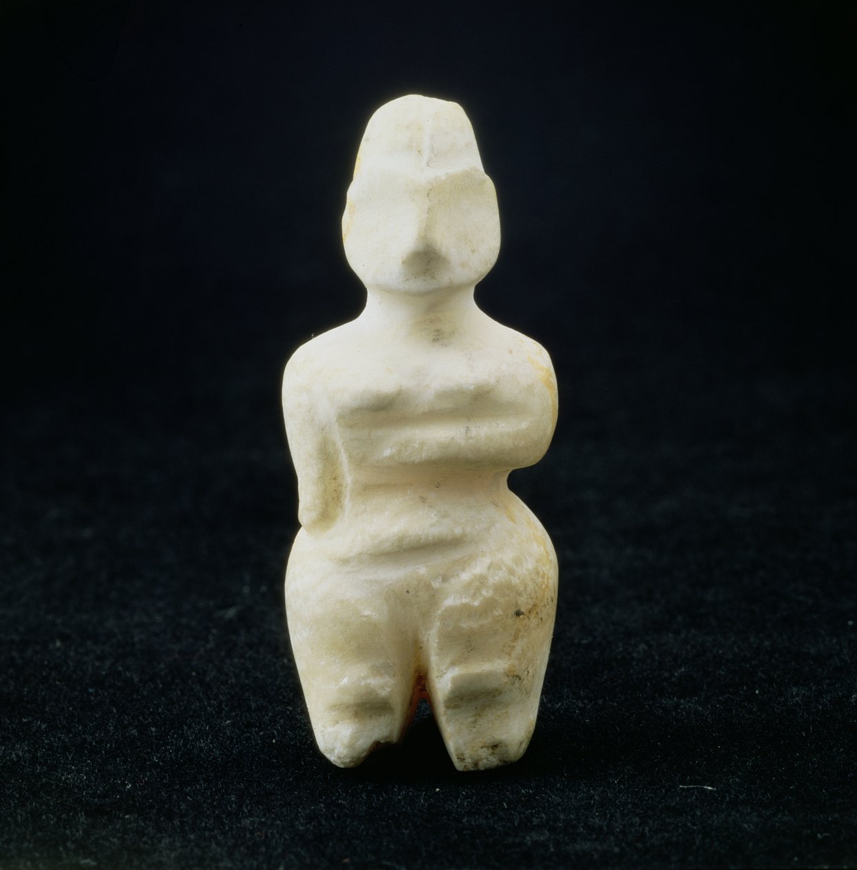 Figurilla femenina de la Necrópolis de Tell es-Sawwan, Mesopotamia central, c.5800-5500 a.C. de Mesopotamian