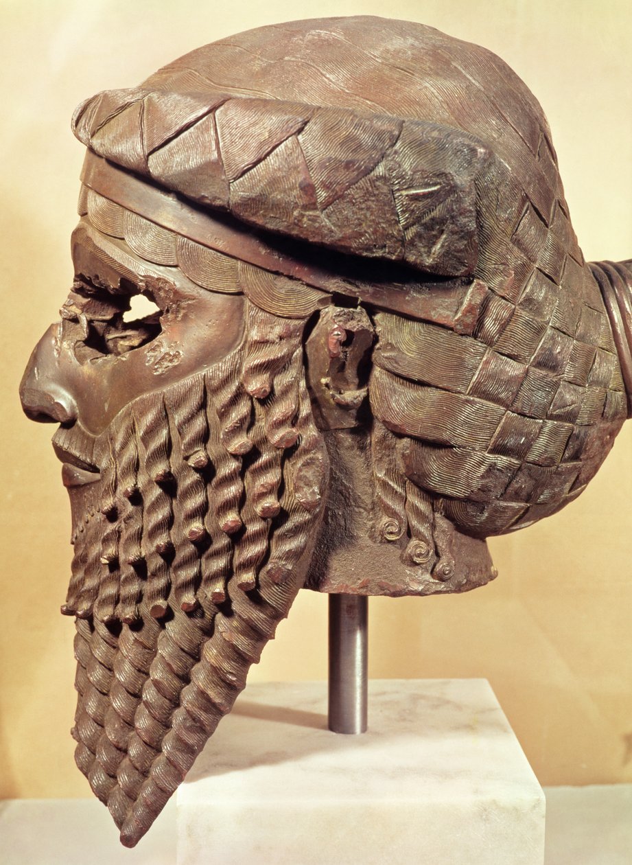 Cabeza de Sargón I (c.2334-2279 a.C.) 2400-2200 a.C. de Mesopotamian