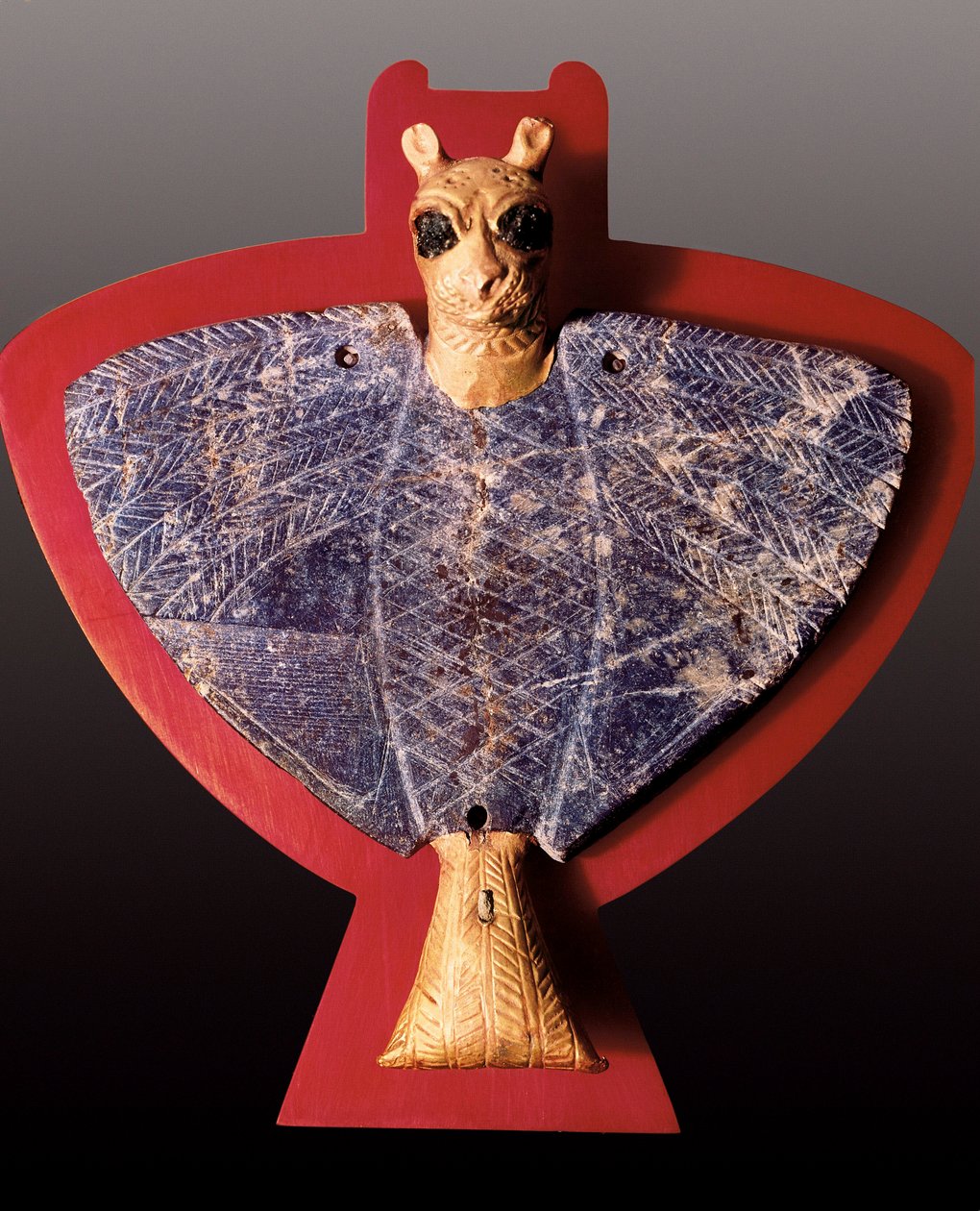 Mesopotamia: Águila con cabeza de león (estatuilla del Tesoro de la Dinastía de Ur) de Mesopotamian Mesopotamian