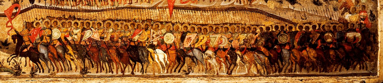 Bendito sea el anfitrión del Rey del Cielo (detalle) de Metropolitan of Moscow Athanasius